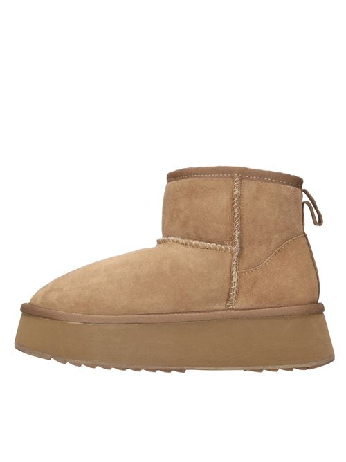 Stivaletto modello VEGA in camoscio HOOR | VEGA REGULARTAUPE